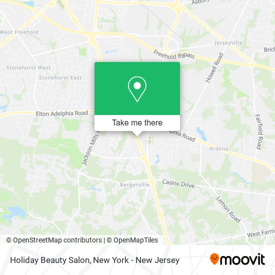 Mapa de Holiday Beauty Salon