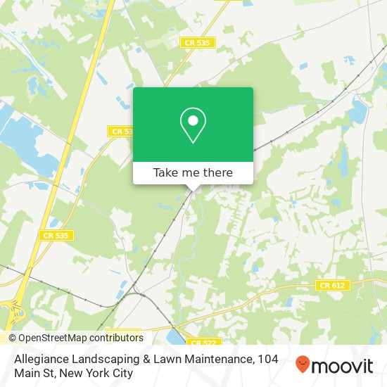 Allegiance Landscaping & Lawn Maintenance, 104 Main St map