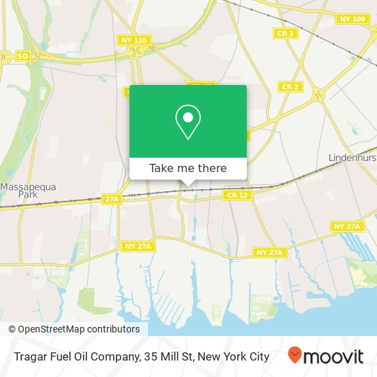 Tragar Fuel Oil Company, 35 Mill St map