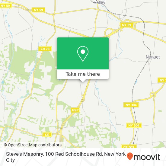 Steve's Masonry, 100 Red Schoolhouse Rd map