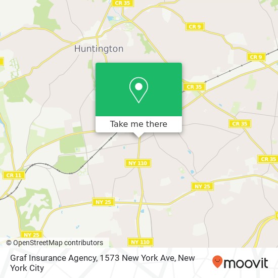 Graf Insurance Agency, 1573 New York Ave map