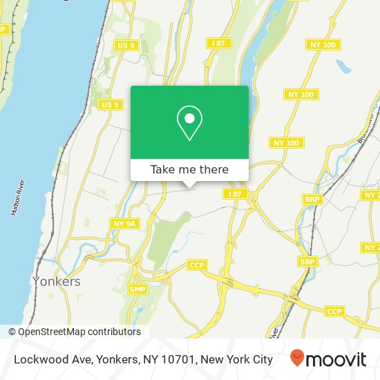 Mapa de Lockwood Ave, Yonkers, NY 10701