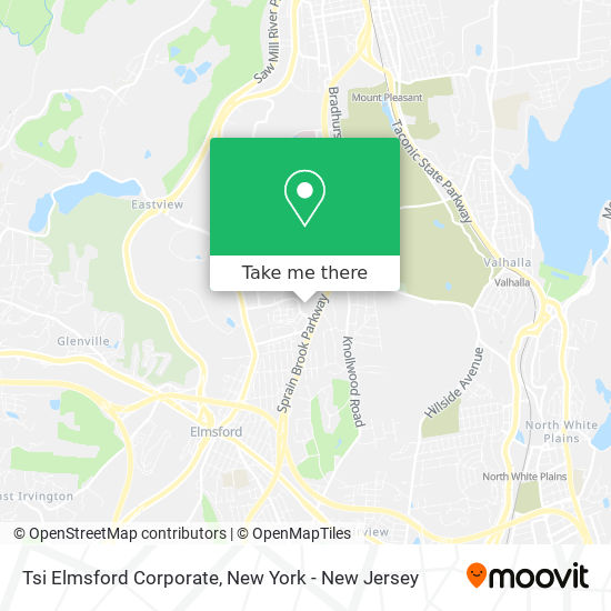 Tsi Elmsford Corporate map