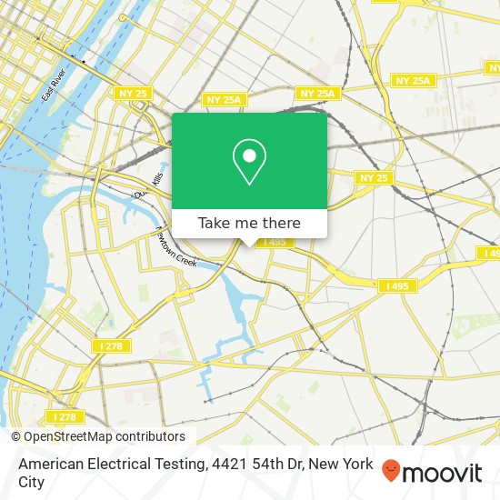 American Electrical Testing, 4421 54th Dr map