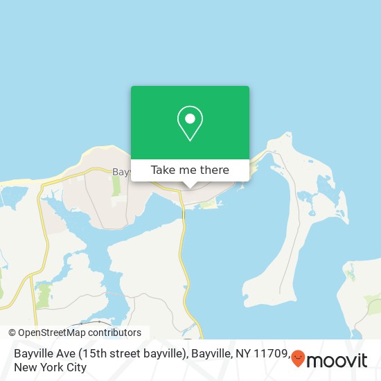 Mapa de Bayville Ave (15th street bayville), Bayville, NY 11709