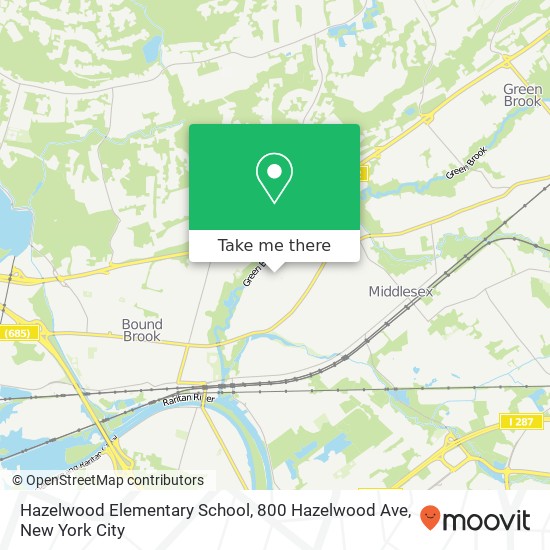 Mapa de Hazelwood Elementary School, 800 Hazelwood Ave