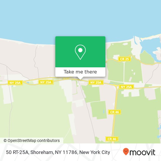 50 RT-25A, Shoreham, NY 11786 map