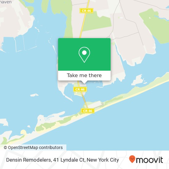Mapa de Densin Remodelers, 41 Lyndale Ct
