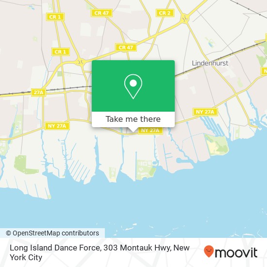 Long Island Dance Force, 303 Montauk Hwy map