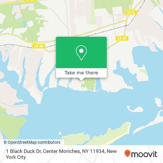 1 Black Duck Dr, Center Moriches, NY 11934 map