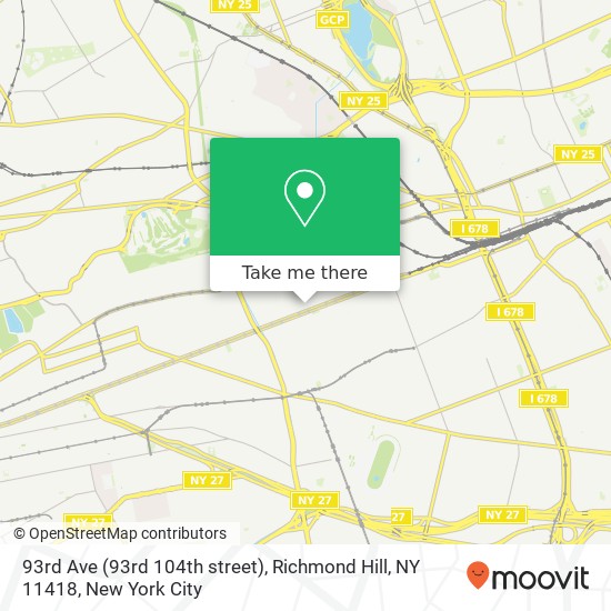 93rd Ave (93rd 104th street), Richmond Hill, NY 11418 map