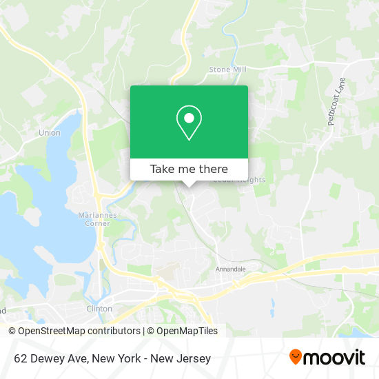 Mapa de 62 Dewey Ave
