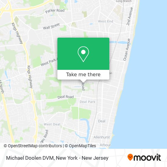 Michael Doolen DVM map