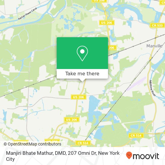 Manjiri Bhate Mathur, DMD, 207 Omni Dr map