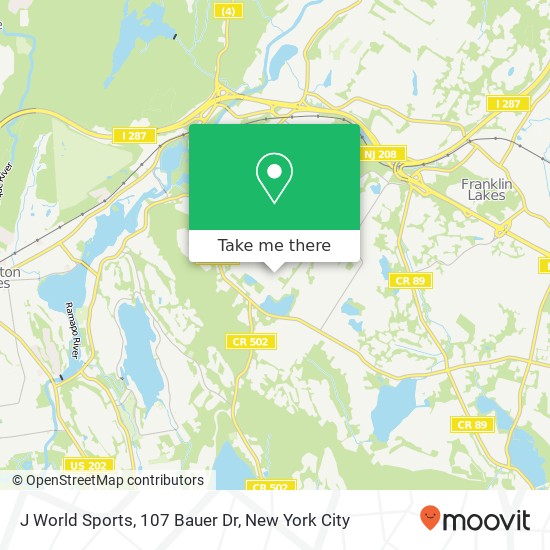 J World Sports, 107 Bauer Dr map