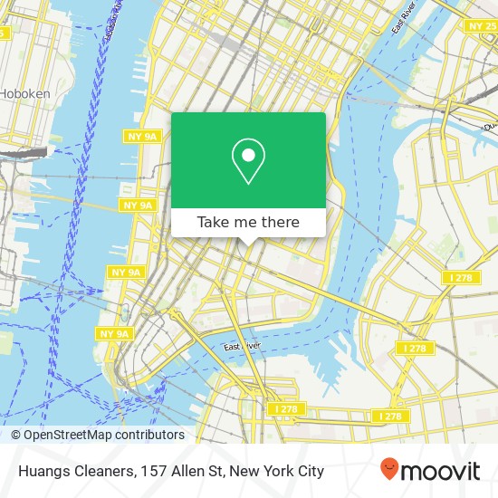 Huangs Cleaners, 157 Allen St map