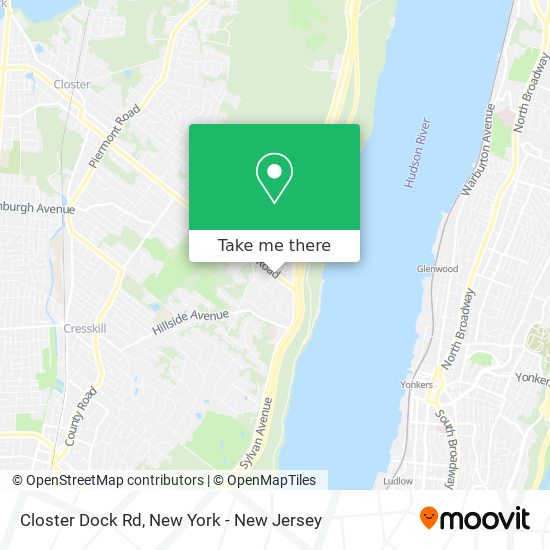 Closter Dock Rd map