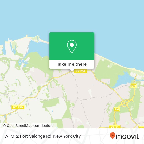 Mapa de ATM, 2 Fort Salonga Rd