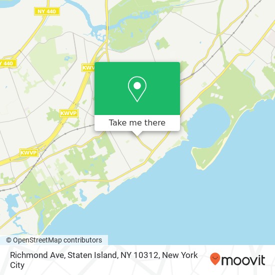 Richmond Ave, Staten Island, NY 10312 map