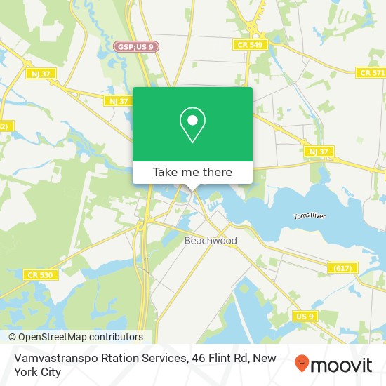 Vamvastranspo Rtation Services, 46 Flint Rd map