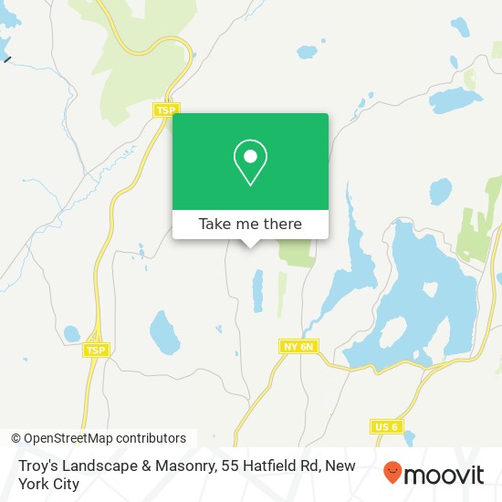 Mapa de Troy's Landscape & Masonry, 55 Hatfield Rd