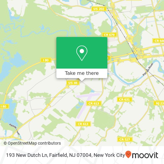193 New Dutch Ln, Fairfield, NJ 07004 map