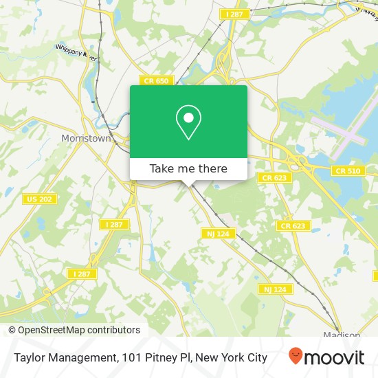 Mapa de Taylor Management, 101 Pitney Pl