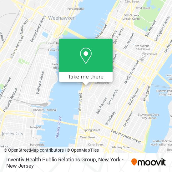 Inventiv Health Public Relations Group map
