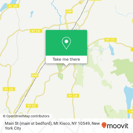 Mapa de Main St (main st bedford), Mt Kisco, NY 10549