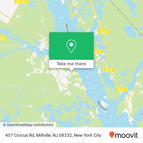 407 Crocus Rd, Millville, NJ 08332 map
