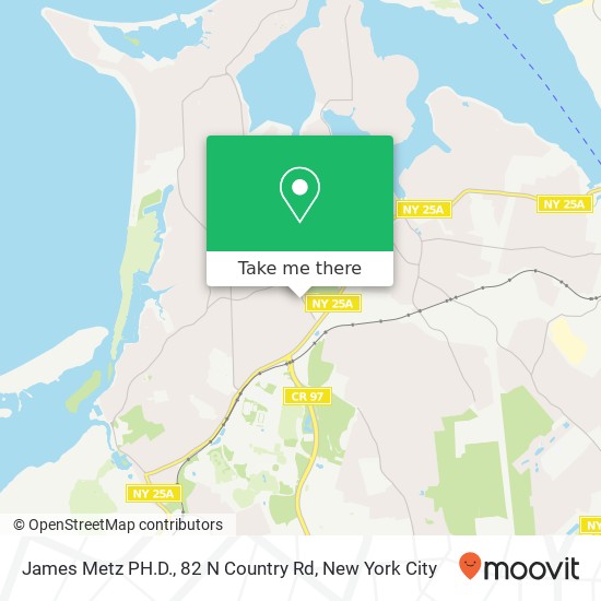 Mapa de James Metz PH.D., 82 N Country Rd