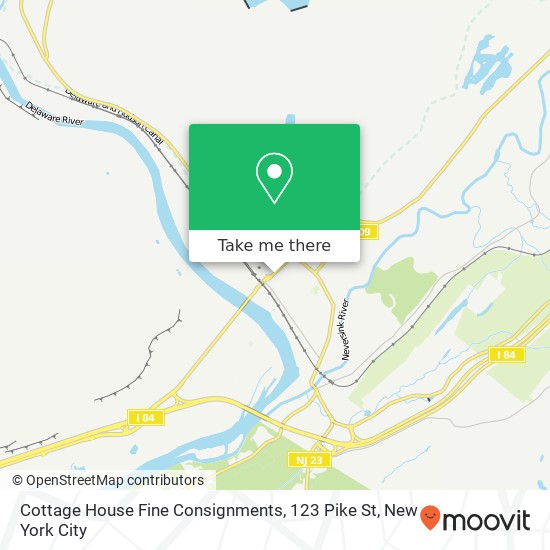 Mapa de Cottage House Fine Consignments, 123 Pike St