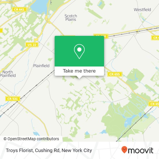 Troys Florist, Cushing Rd map