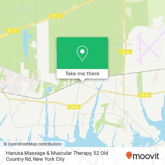 Hanusa Massage & Muscular Therapy, 52 Old Country Rd map