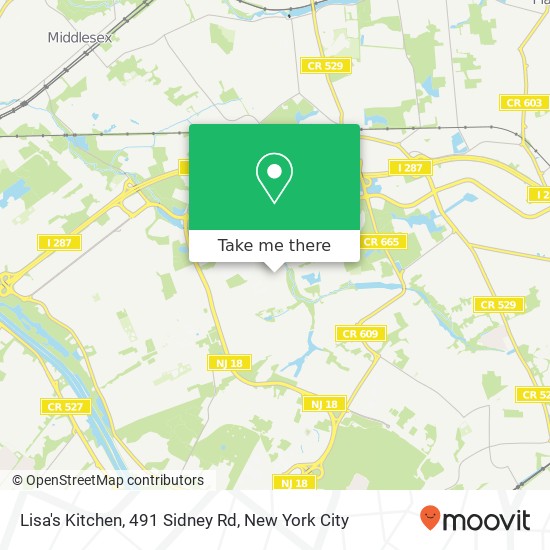 Lisa's Kitchen, 491 Sidney Rd map