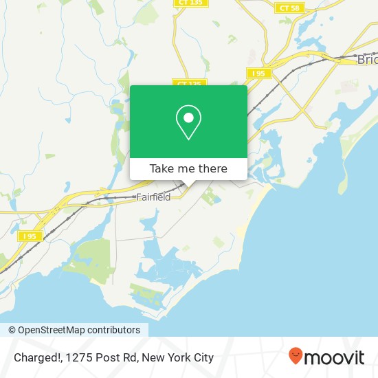 Charged!, 1275 Post Rd map