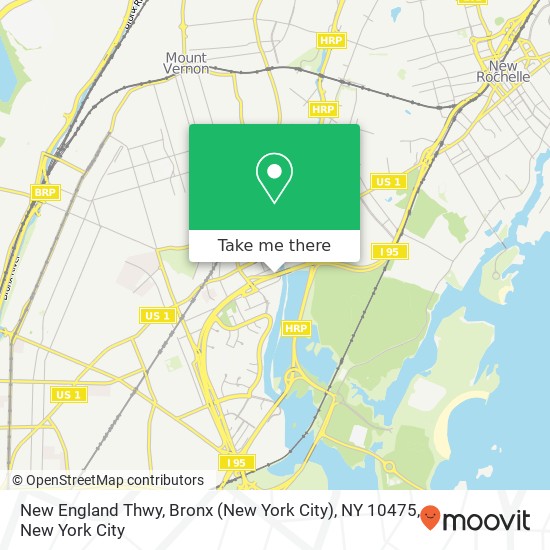 New England Thwy, Bronx (New York City), NY 10475 map