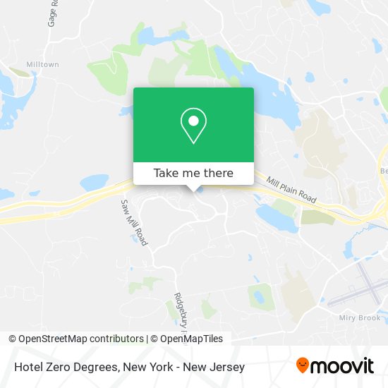 Hotel Zero Degrees map