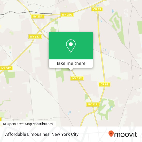 Affordable Limousines map