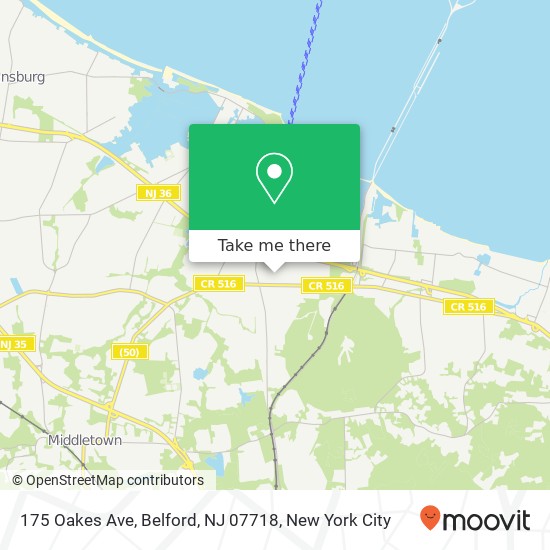 175 Oakes Ave, Belford, NJ 07718 map