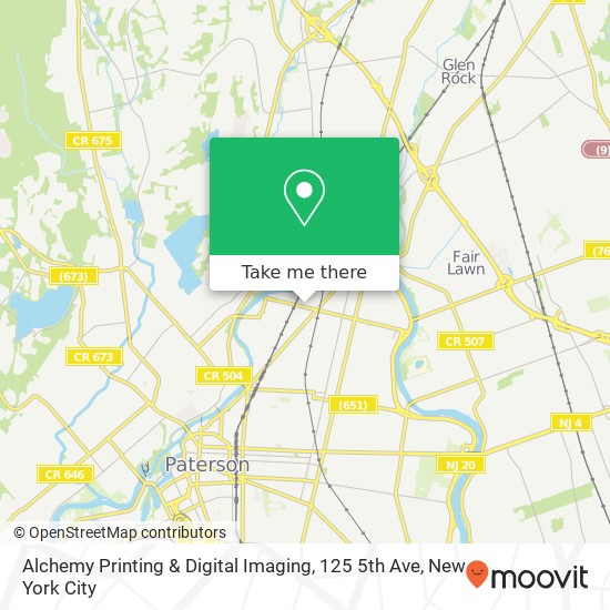 Mapa de Alchemy Printing & Digital Imaging, 125 5th Ave