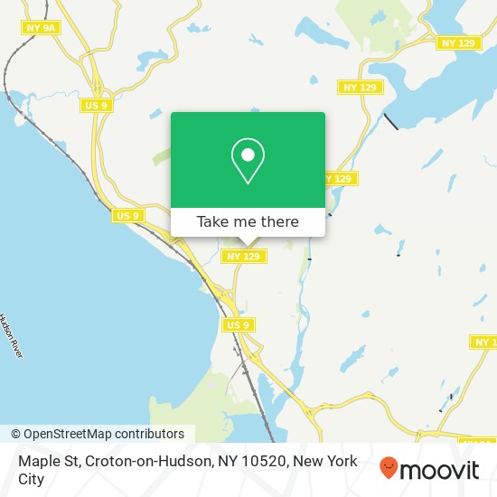 Maple St, Croton-on-Hudson, NY 10520 map