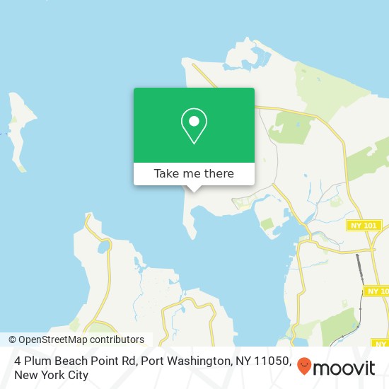4 Plum Beach Point Rd, Port Washington, NY 11050 map