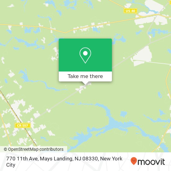 770 11th Ave, Mays Landing, NJ 08330 map