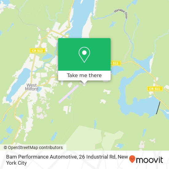 Mapa de Bam Performance Automotive, 26 Industrial Rd