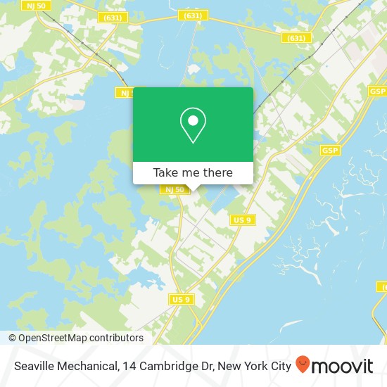 Seaville Mechanical, 14 Cambridge Dr map