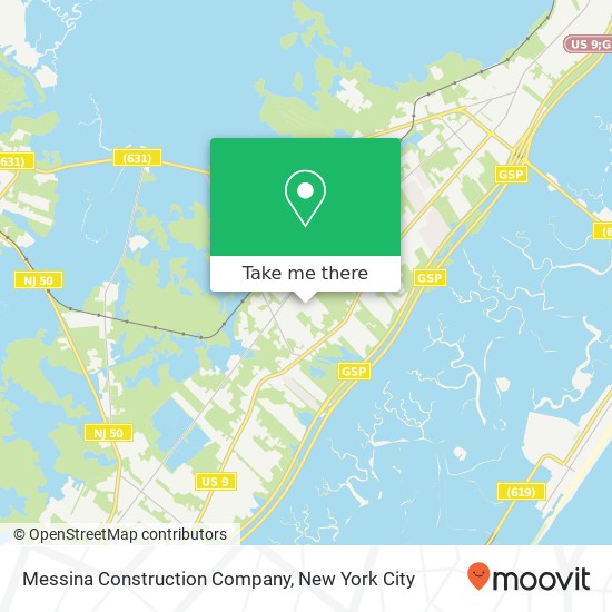 Messina Construction Company map