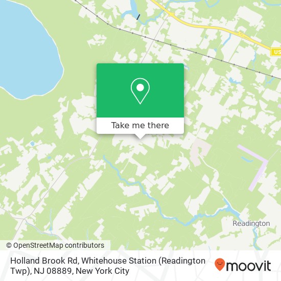 Holland Brook Rd, Whitehouse Station (Readington Twp), NJ 08889 map