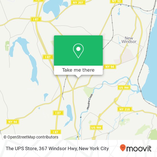 Mapa de The UPS Store, 367 Windsor Hwy