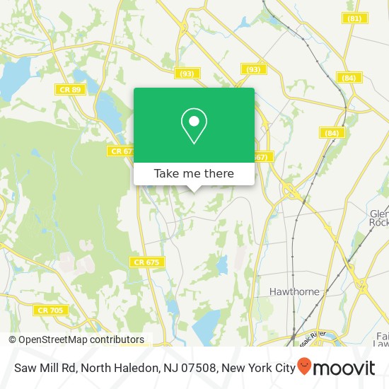 Mapa de Saw Mill Rd, North Haledon, NJ 07508